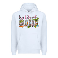 White blessed mama easter Premium Hoodie - BarkalooDesign