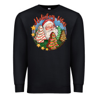 Black holiday vibes Premium Sweatshirt - FaDigitalArtStudio