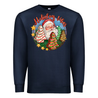 Navy holiday vibes Premium Sweatshirt - FaDigitalArtStudio