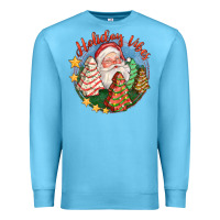 Ocean Blue holiday vibes Premium Sweatshirt - FaDigitalArtStudio