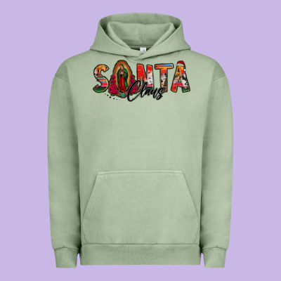Santa Claus Lady Of Guadalupe Urban Hoodie Designed By Jasminsmagicworld