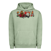 Pigment Oil Green santa claus lady of guadalupe Urban Hoodie - Jasminsmagicworld
