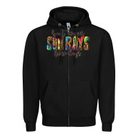 Black boat waves sun rays lake days Zipper Hoodie - texasbilliewilder