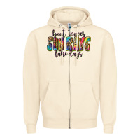 Sandshell boat waves sun rays lake days Zipper Hoodie - texasbilliewilder