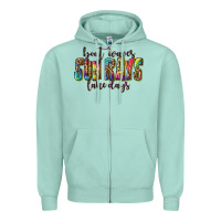 Seafoam boat waves sun rays lake days Zipper Hoodie - texasbilliewilder