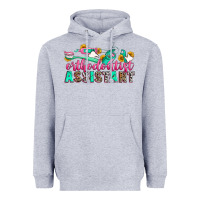 Heather Grey orthodontist assistant Heavyweight Hoodie - Zillion Design Studio