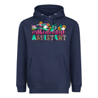 Navy orthodontist assistant Heavyweight Hoodie - Zillion Design Studio