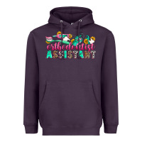 Plum orthodontist assistant Heavyweight Hoodie - Zillion Design Studio