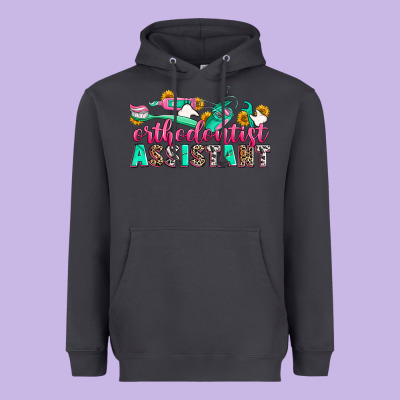 Orthodontist Assistant Heavyweight Hoodie Designed By Zillion Design Studio