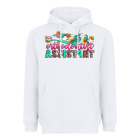 White orthodontist assistant Heavyweight Hoodie - Zillion Design Studio