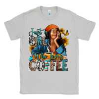 Moon Dust Just a girl who loves coffee Classic Tee - RanaPortraitStore