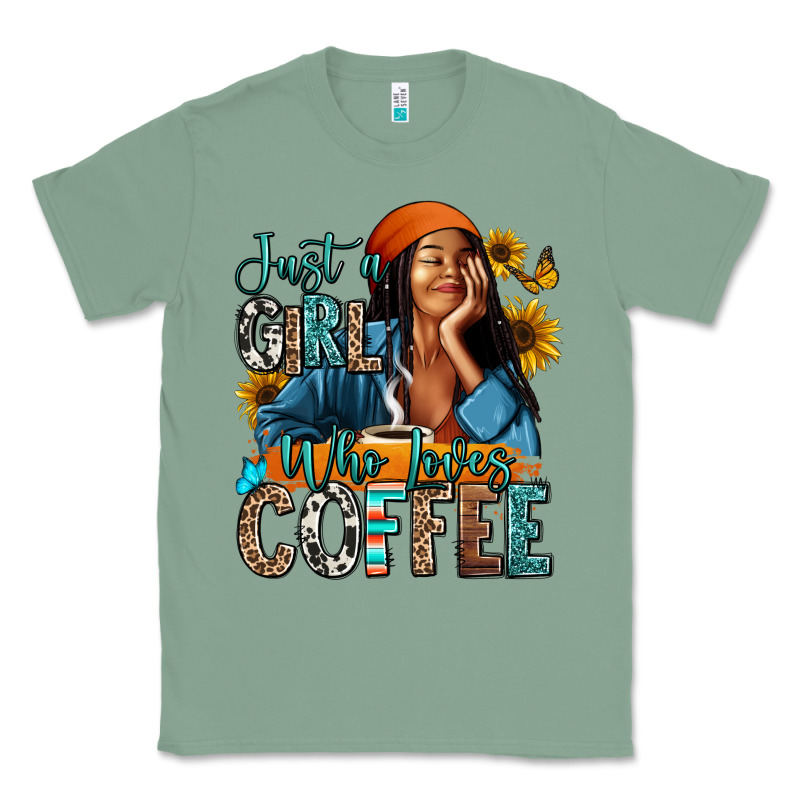Just A Girl Who Loves Coffee Classic Tee by RanaPortraitStore | Teevron