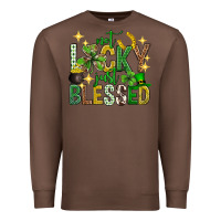 Chestnut Not lucky just blessed st. patricks day Premium Sweatshirt - Neo Western