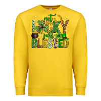 Lemon Not lucky just blessed st. patricks day Premium Sweatshirt - Neo Western