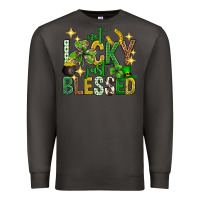 Smoke Not lucky just blessed st. patricks day Premium Sweatshirt - Neo Western