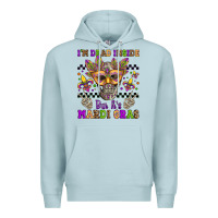 Blue Mist i'm dead inside but it's mardi gras Premium Hoodie - Jasminsmagicworld