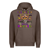 Coffee i'm dead inside but it's mardi gras Premium Hoodie - Jasminsmagicworld