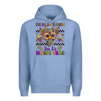 Colony Blue i'm dead inside but it's mardi gras Premium Hoodie - Jasminsmagicworld