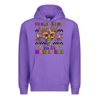 Purple i'm dead inside but it's mardi gras Premium Hoodie - Jasminsmagicworld