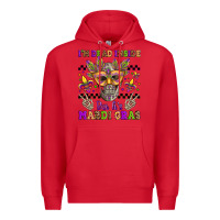 Red i'm dead inside but it's mardi gras Premium Hoodie - Jasminsmagicworld