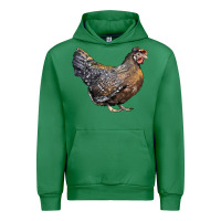 Emerald Cream Legbar Chicken Urban Hoodie - LillyAllenDesigns
