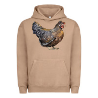 Pigment Burro Cream Legbar Chicken Urban Hoodie - LillyAllenDesigns
