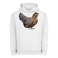 Pigment Lunar Rock Cream Legbar Chicken Urban Hoodie - LillyAllenDesigns