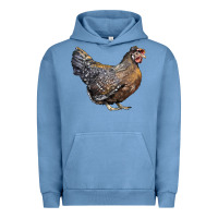 Pigment Pebble Blue Cream Legbar Chicken Urban Hoodie - LillyAllenDesigns