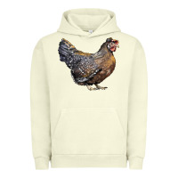 Pigment Pistachio Cream Legbar Chicken Urban Hoodie - LillyAllenDesigns