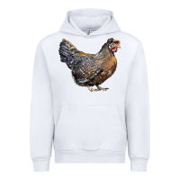 White Cream Legbar Chicken Urban Hoodie - LillyAllenDesigns