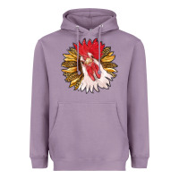 Lavender sunflower with rooster Heavyweight Hoodie - RanaPortraitStore