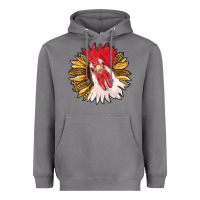 Storm sunflower with rooster Heavyweight Hoodie - RanaPortraitStore