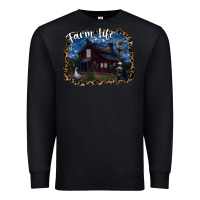 Black farm life2 Premium Sweatshirt - SublimationCraftShop