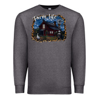 Charcoal Heather farm life2 Premium Sweatshirt - SublimationCraftShop
