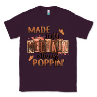 Plum Made with melanin always poppin' Classic Tee - RanaPortraitStore