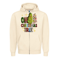 Sandshell Oh Christmas tree Christmas cake Zipper Hoodie - RanaPortraitStore