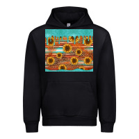 Black turquoise leopard distressed serape background tumbler Urban Hoodie - Jasminsmagicworld