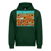 Forest Green turquoise leopard distressed serape background tumbler Urban Hoodie - Jasminsmagicworld