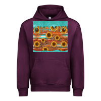 Mauve Wine turquoise leopard distressed serape background tumbler Urban Hoodie - Jasminsmagicworld