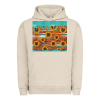 Pigment French Oak turquoise leopard distressed serape background tumbler Urban Hoodie - Jasminsmagicworld