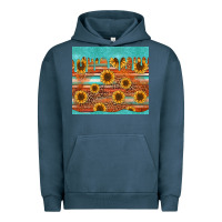Pigment Midnight Navy turquoise leopard distressed serape background tumbler Urban Hoodie - Jasminsmagicworld