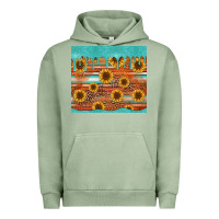 Pigment Oil Green turquoise leopard distressed serape background tumbler Urban Hoodie - Jasminsmagicworld