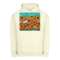 Pigment Pistachio turquoise leopard distressed serape background tumbler Urban Hoodie - Jasminsmagicworld
