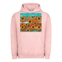 Pigment Salmon turquoise leopard distressed serape background tumbler Urban Hoodie - Jasminsmagicworld