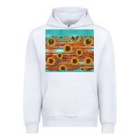 White turquoise leopard distressed serape background tumbler Urban Hoodie - Jasminsmagicworld