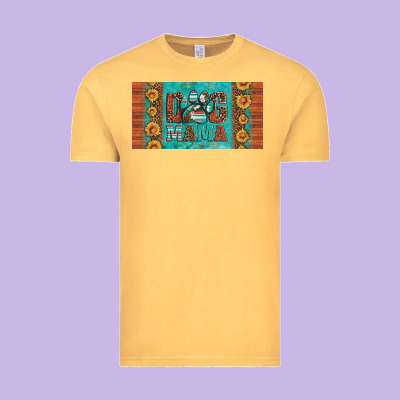 Dog Mama License Plate Vintage Tee Designed By Artiststas