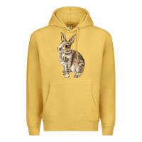 Antique Gold Rabbit Premium Hoodie - LillyAllenDesigns