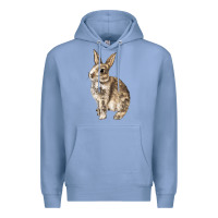 Colony Blue Rabbit Premium Hoodie - LillyAllenDesigns