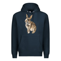 Navy Rabbit Premium Hoodie - LillyAllenDesigns