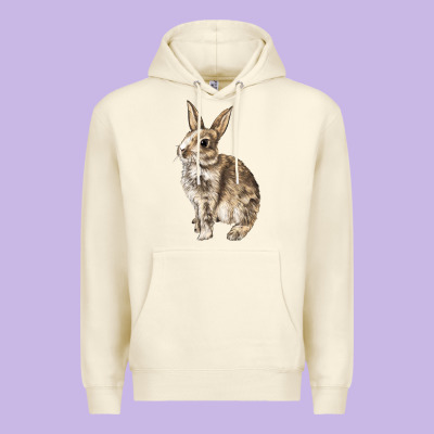 Rabbit Premium Hoodie Designed By Lillyallendesigns